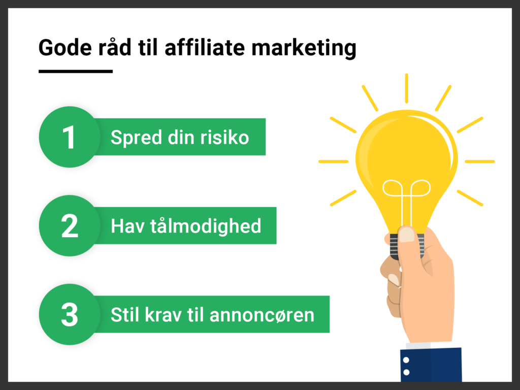 gode råd til affiliate marketing