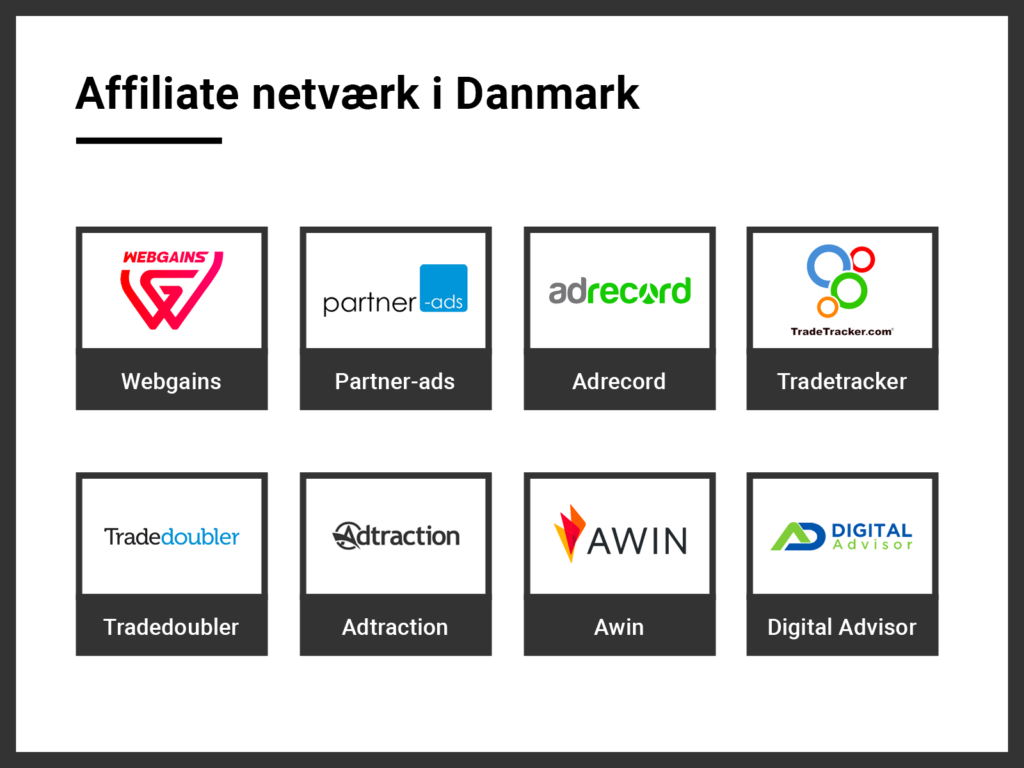 Affiliate-netværk i Danmark